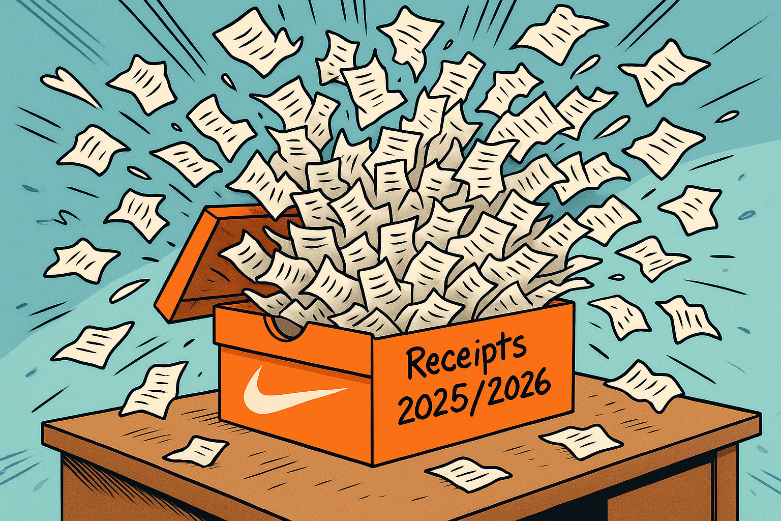 The Receipt Problem: How Businesses With 0–5 Employees Can Stay Organized Without Drowning in Paper